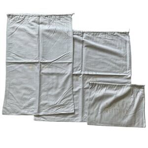 Three Stuart Weitzman Gray Dust Bags